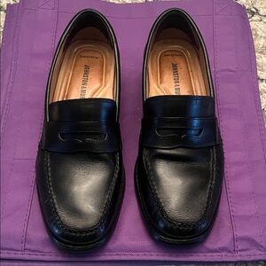Johnston & Murphy Black Leather Loafers